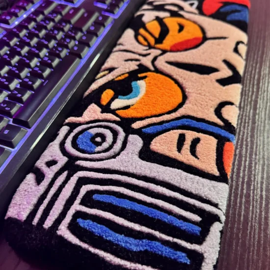 Trigun Rug Trigun Vash the Stampede Keyboard Rug – Handmade Anime Desk Mat | Daft ...