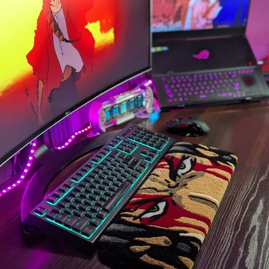 🔥 Samurai Champloo Rug | Handmade Anime Keyboard Mat