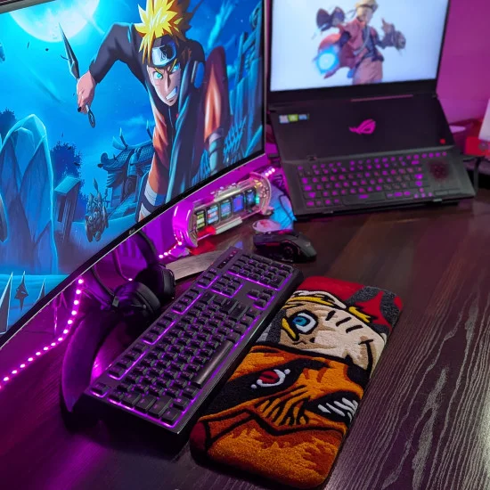 Kurama Mode Keyboard Rug