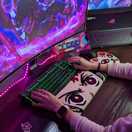 Fluffy Keyboard Rug TNJR Fluffy Keyboard Rug TNJR