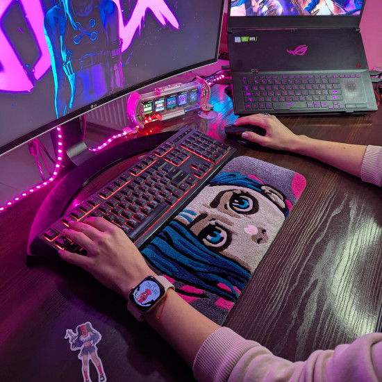 Fluffy Keyboard Rug JNX