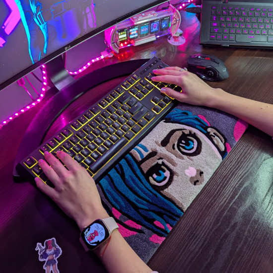 Fluffy Keyboard Rug JNX
