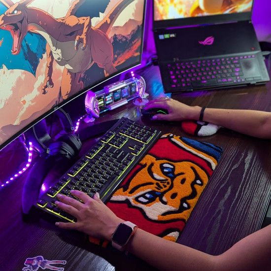 Fluffy Keyboard Rug CHZD Fluffy Keyboard Rug CHZD
