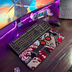 Fluffy Keyboard Rug BYS