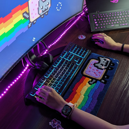 Fluffy Keyboard Rug NYCAT Fluffy Keyboard Rug NYCAT