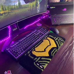 Fluffy Keyboard Rug HL2