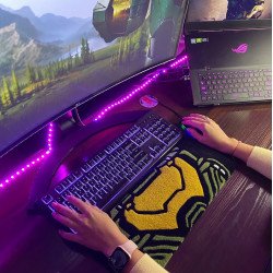 Fluffy Keyboard Rug HL2