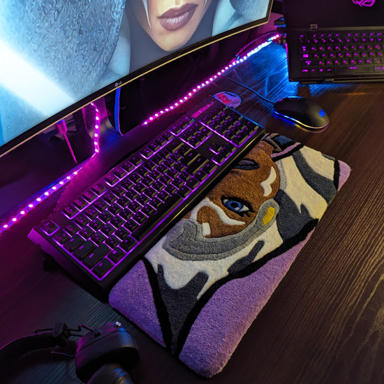 Fluffy Keyboard Rug ASHK Fluffy Keyboard Rug ASHK