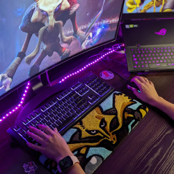 Fluffy Keyboard Rug ALKZM