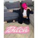 B*tch barbie font rug