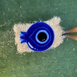 Evil eye rug