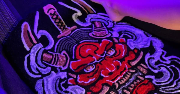 Daft Punk Rug Car Rugs — Handmade Custom-Fit Tufted Mats | Daft Pink Art