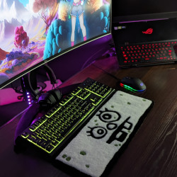 Fluffy Keyboard Rug Doodle