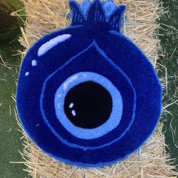 Evil eye rug