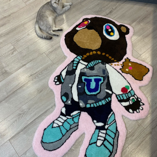 Graduation Bear rug
