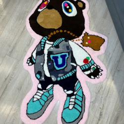 Graduation Bear rug