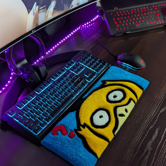 Fluffy Keyboard Rug PSY Fluffy Keyboard Rug PSY