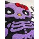 3D Rug Skeleton Kitty