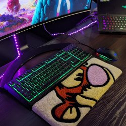 Fluffy Keyboard Rug TI