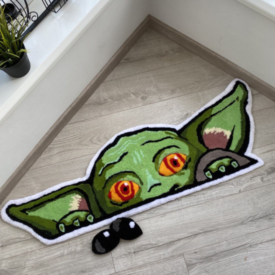 Crazy/Cute Baby Yoda Rug Crazy/Cute Baby Yoda Rug